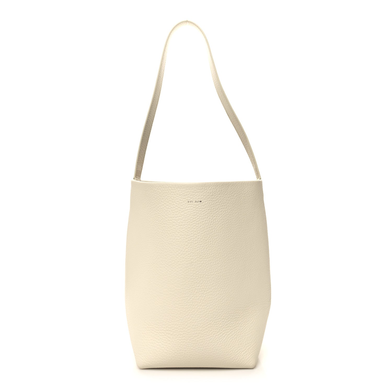 The Row Grained Calfskin Medium N/S Park Tote Ivory 1 of 9