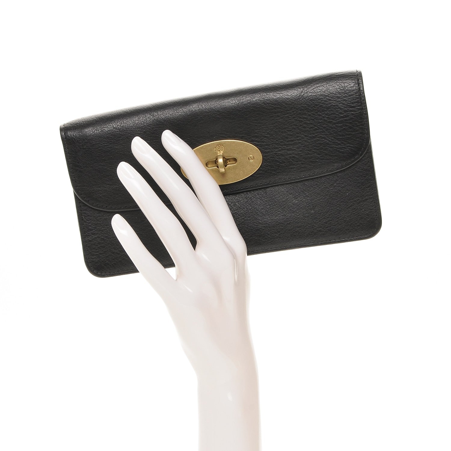 Mulberry Grainy Leather Bayswater Wallet Black 2 of 7
