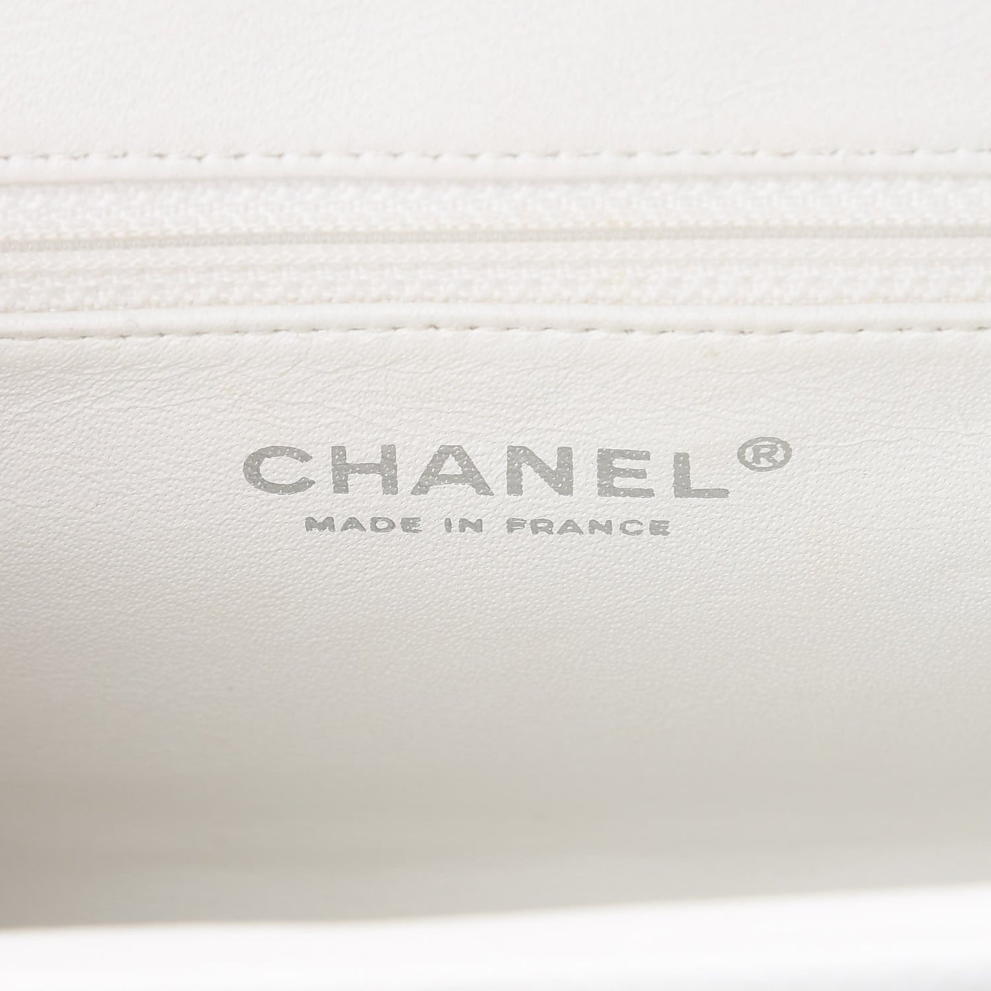 Caviar Quilted Timeless Clutch White