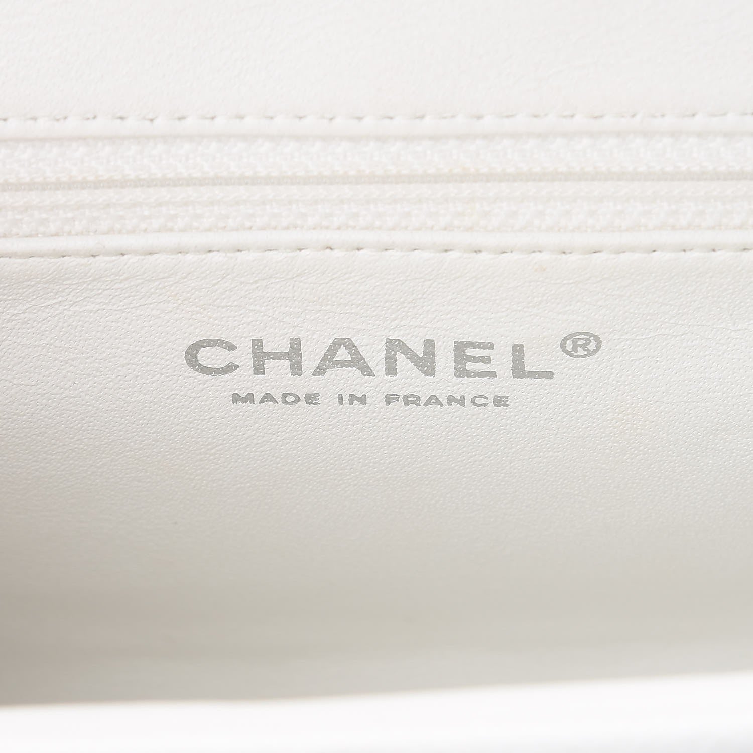 Chanel Caviar Quilted Timeless Clutch White 6 of 14