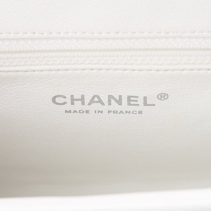 Chanel Caviar Quilted Timeless Clutch White 6 of 14