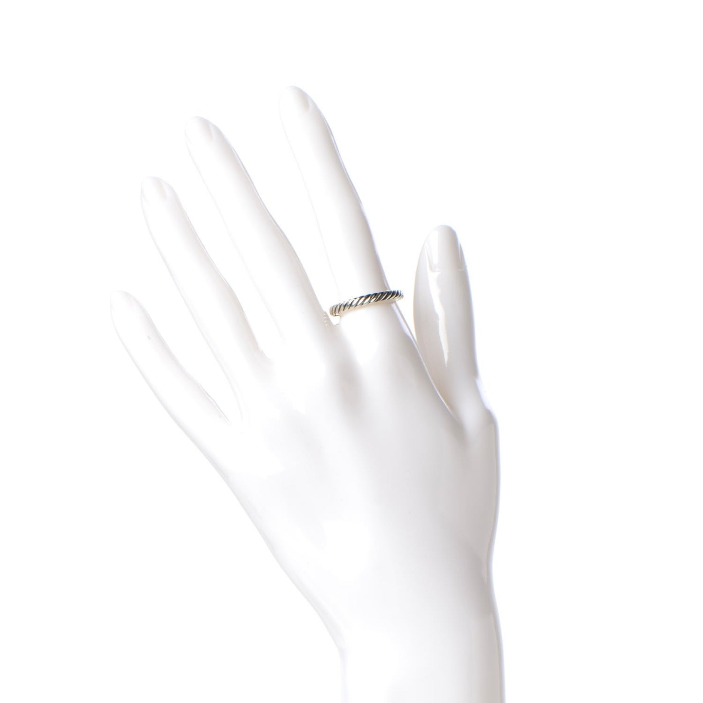 Sterling Silver Cable Classics Band Ring 54 7