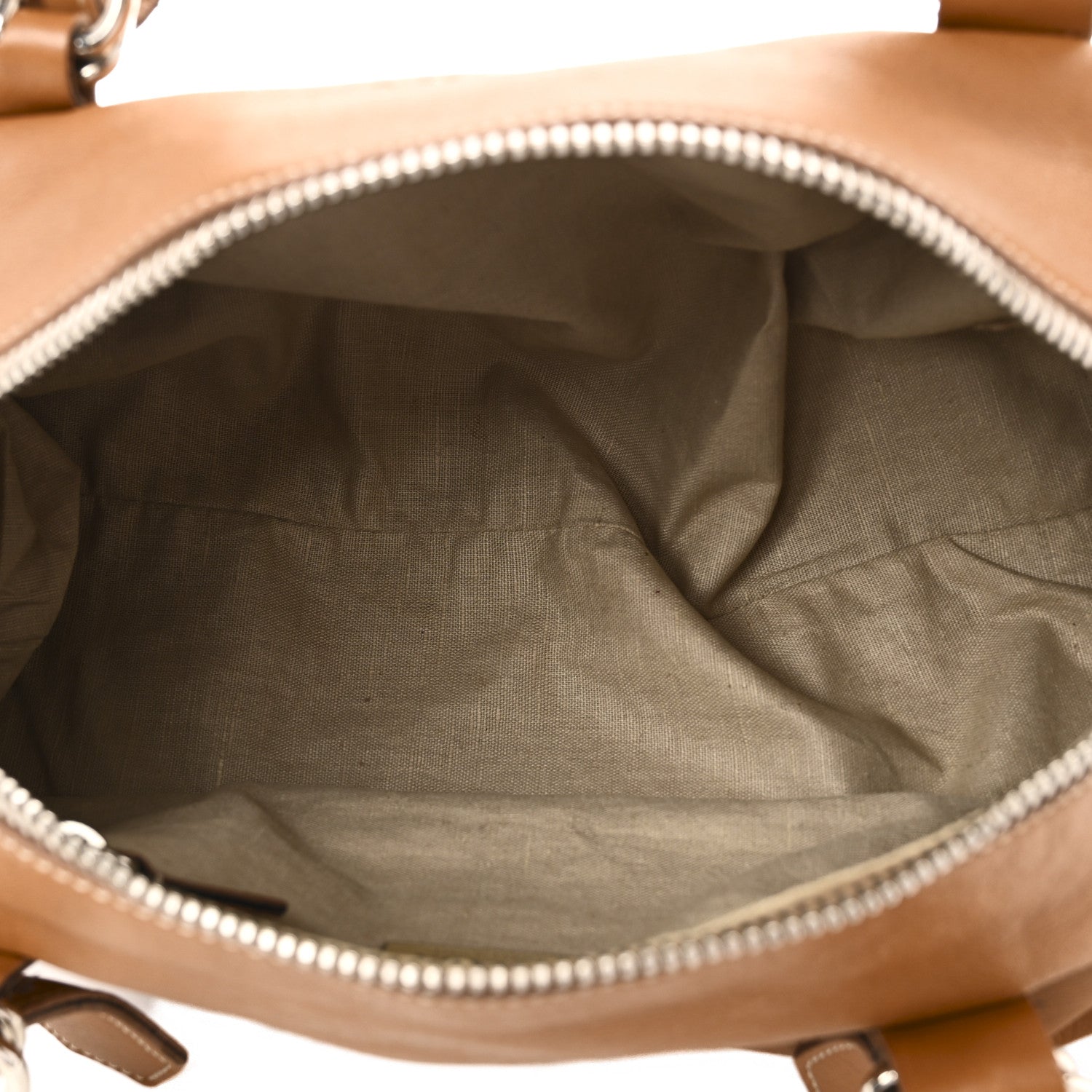 Prada Soft Calf Top Handle Satchel Brown 5 of 14