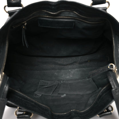 Balenciaga Chevre Gold Metallic Edge Hardware City Black 5 of 17