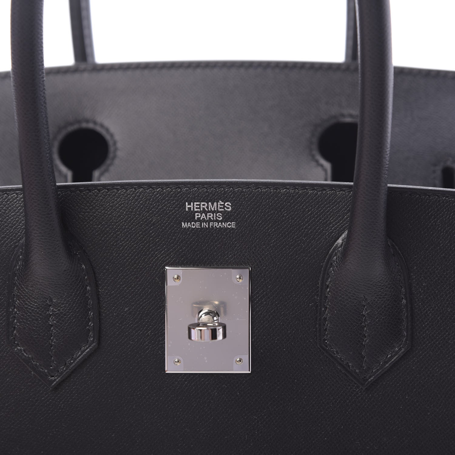 Hermes Madame Calfskin Birkin Sellier 30 Black 6 of 11