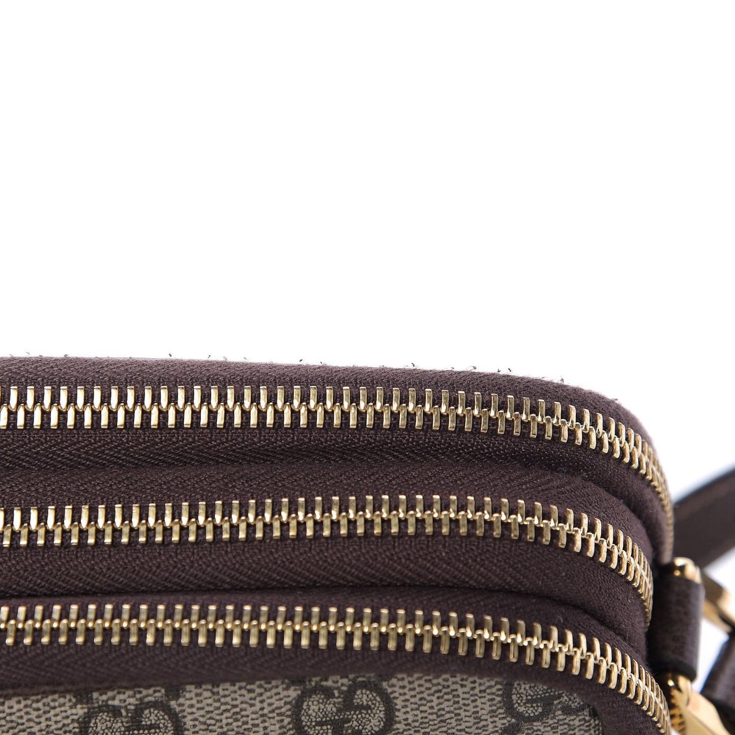 GG Supreme Monogram Web Mini Ophidia GG Bag Brown