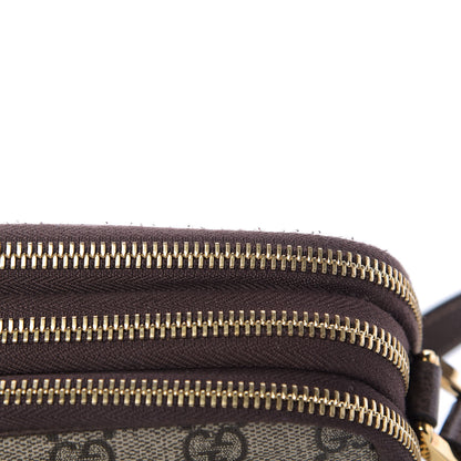 Gucci GG Supreme Monogram Web Mini Ophidia GG Bag Brown 11 of 11