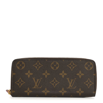 Louis Vuitton Monogram Clemence Wallet Fuchsia 1 of 7