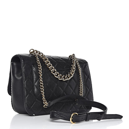 Chanel Caviar Quilted Large Studded Flap Black 3 of 23