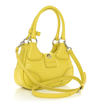 Prada Nappa Soft Padded Re-Edition 2002 Moon Bag Cedro 2 of 10
