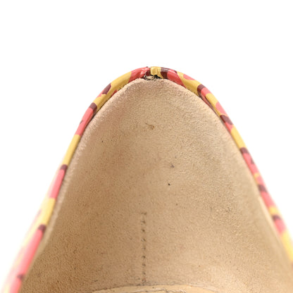 Louis Vuitton Patent Leopard Ballet Flats 39 Blanc Corail 12 of 12