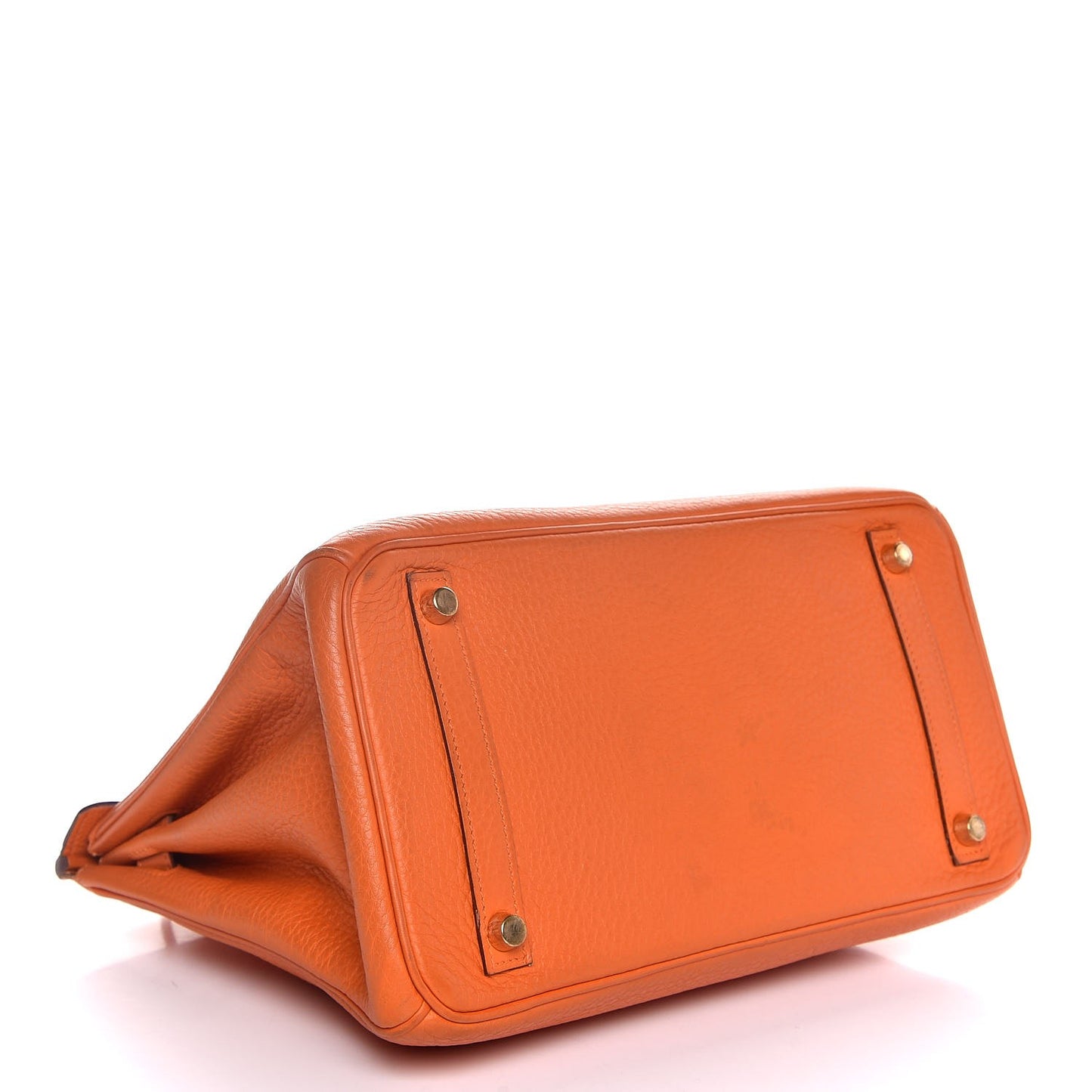 Taurillon Clemence Birkin 30 Orange