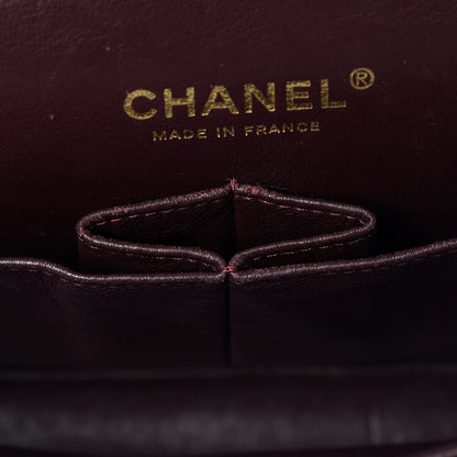 Chanel Lambskin Quilted Medium Double Flap Black 8 of 14