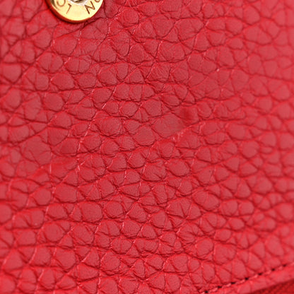 Louis Vuitton Taurillon Capucines Compact Wallet Rubis 8 of 8