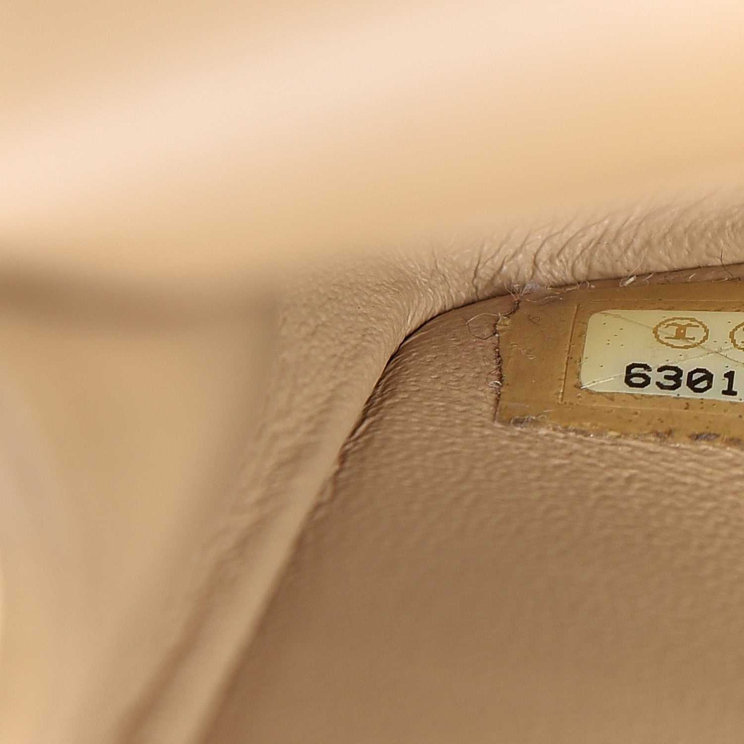 Chanel Caviar Quilted Medium Double Flap Beige 6 of 9
