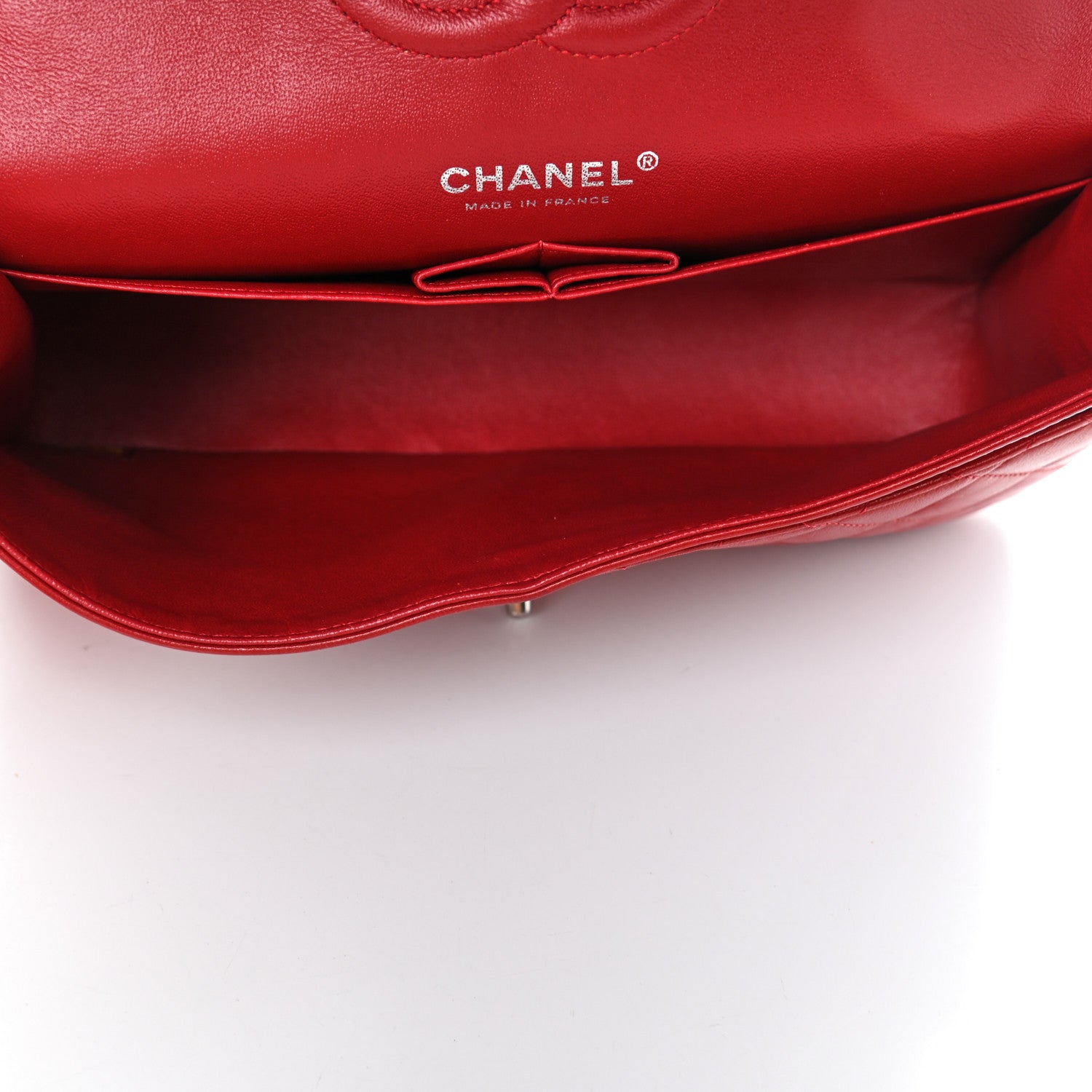 Chanel Lambskin Quilted Medium Double Flap Red 4 of 6