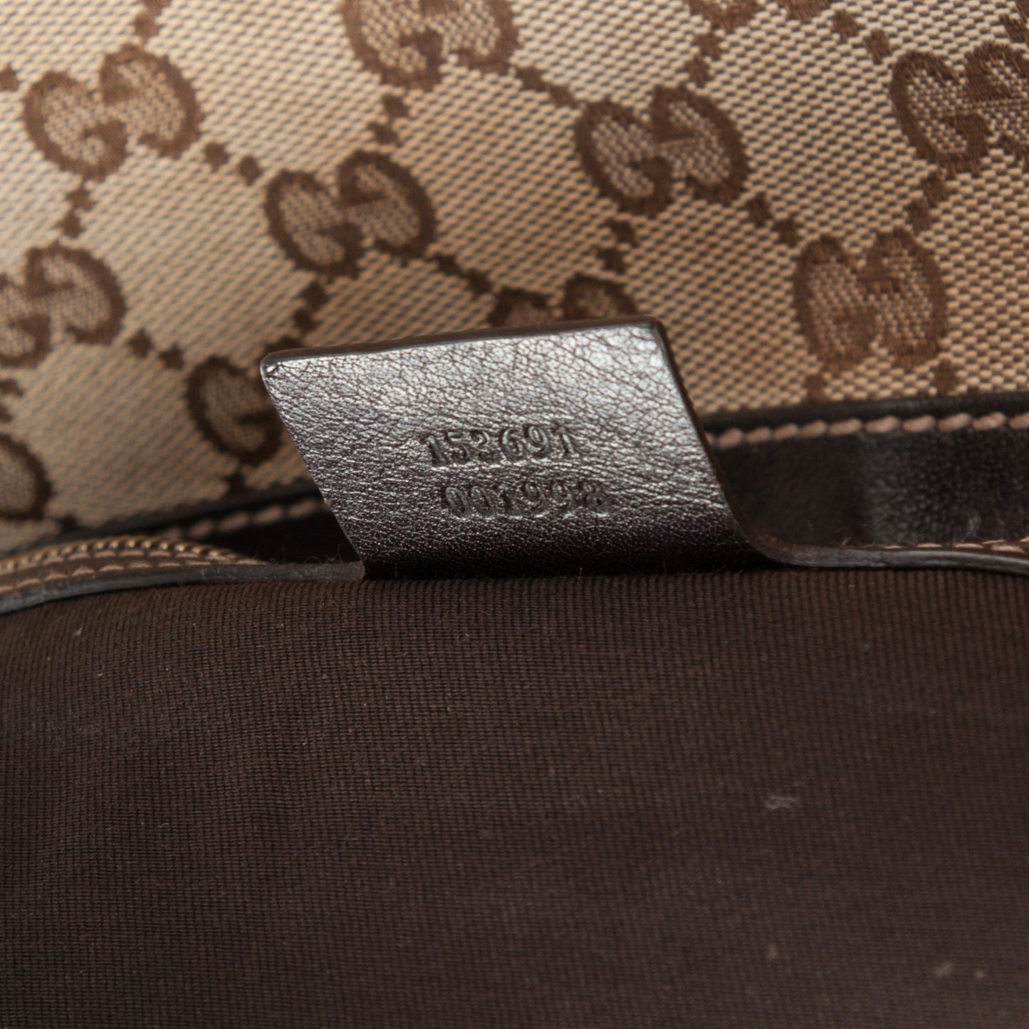 Monogram Pelham Studded Shoulder Bag Dark Brown