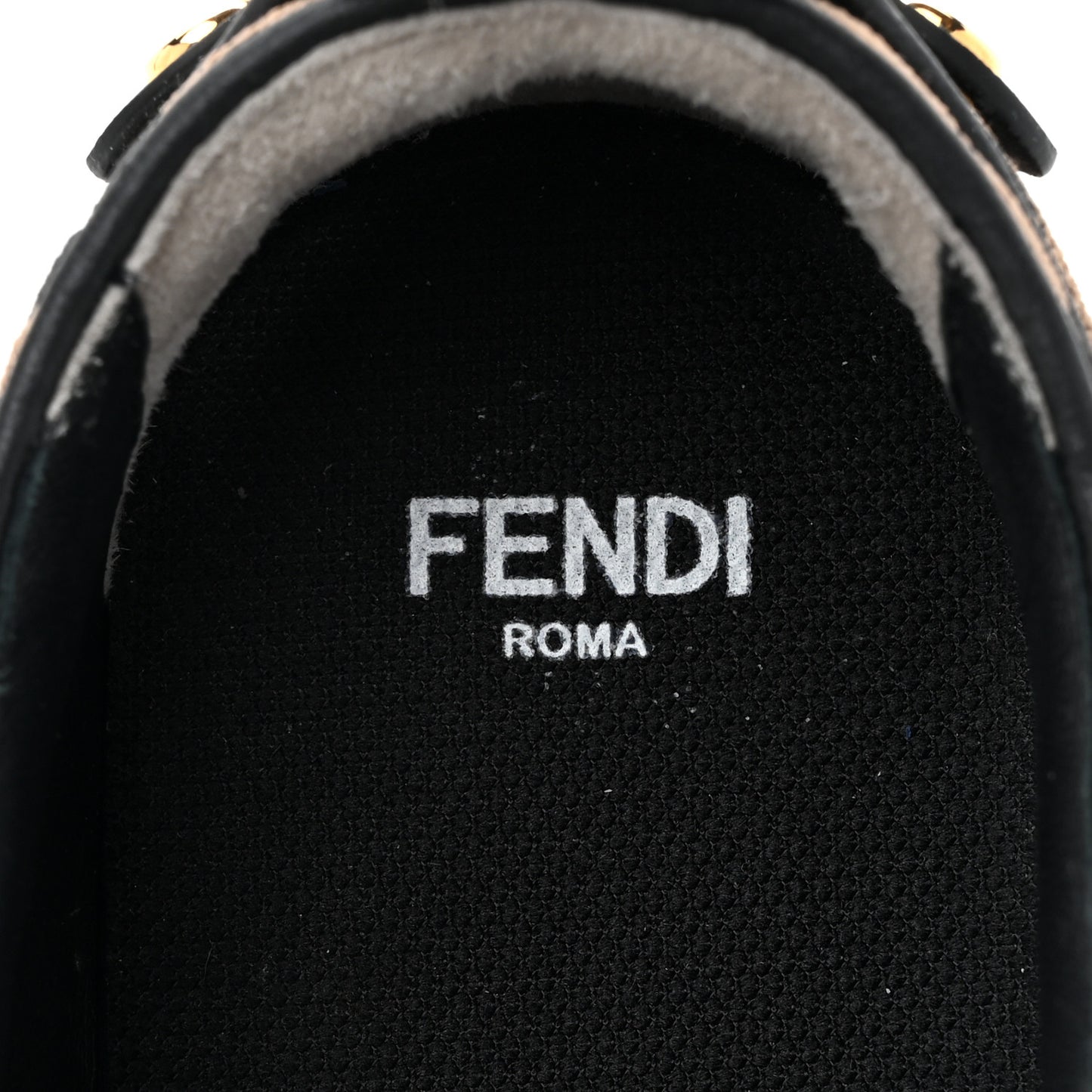 X SARA COLEMAN Canvas FF Vertigo Embroidered Womens Rise Slip On Sneakers 36 Tobacco Black