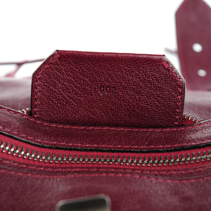 Proenza Schouler Lambskin Fringe PS1 Medium Satchel Burgundy 5 of 10