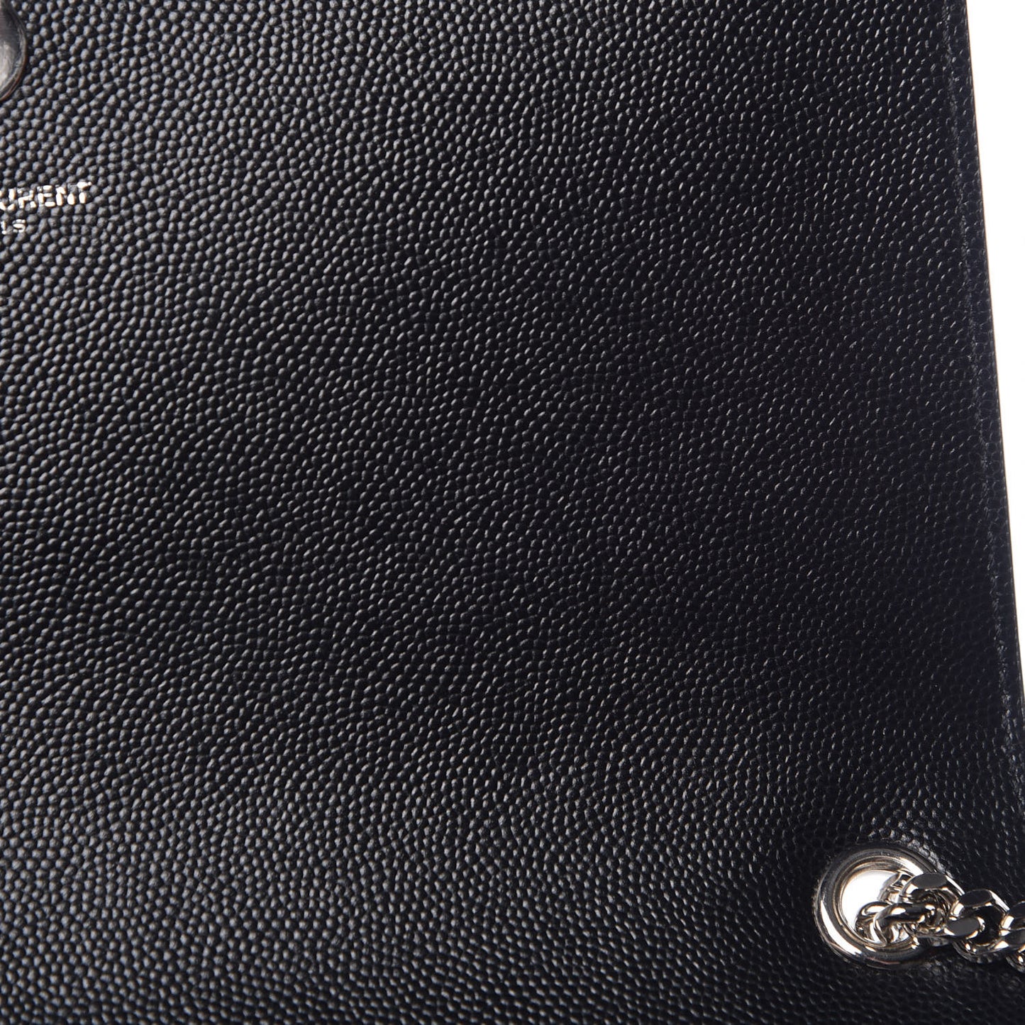 Grain De Poudre Medium Classic Monogram Kate Satchel Black