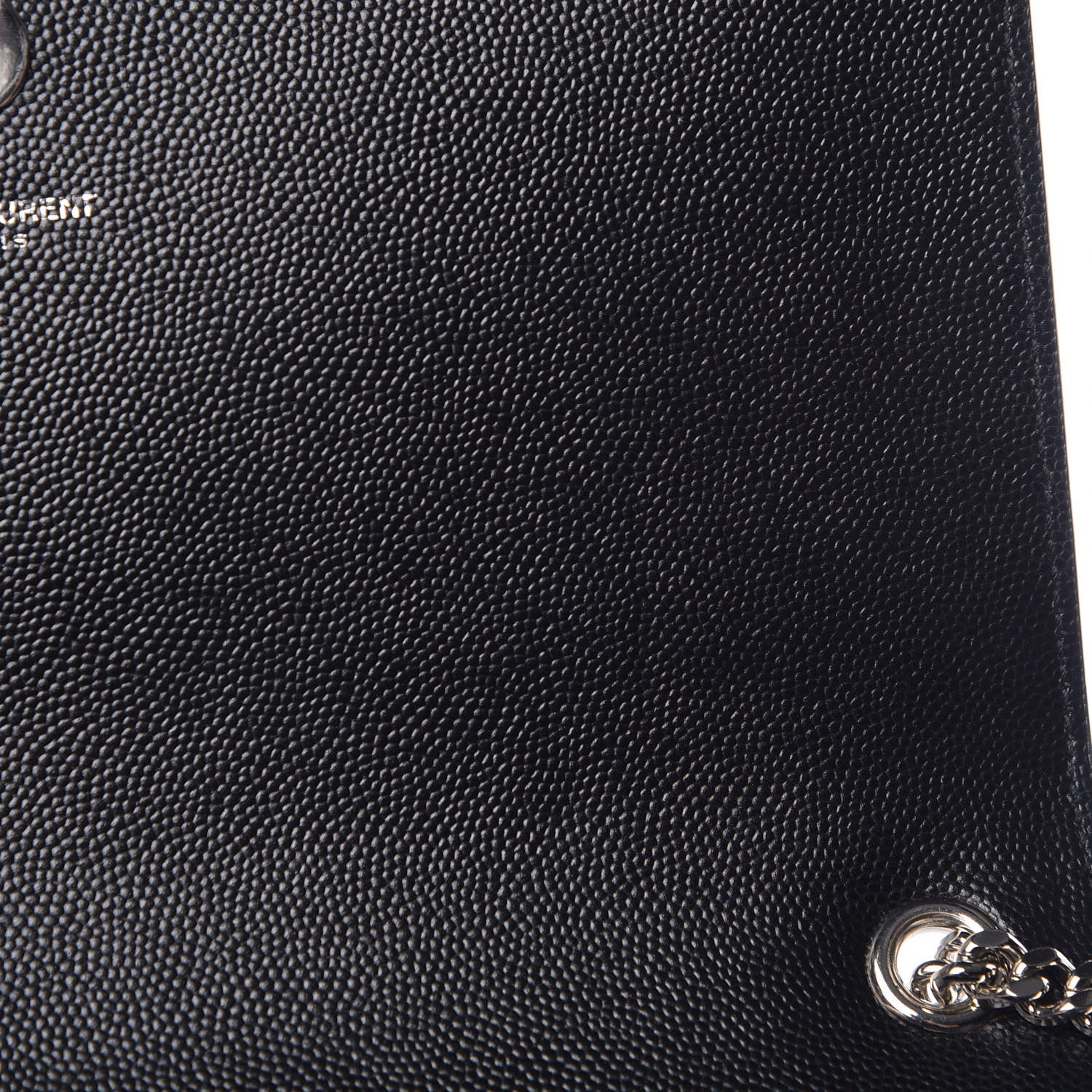 Saint Laurent Grain De Poudre Medium Classic Monogram Kate Satchel Black 9 of 12