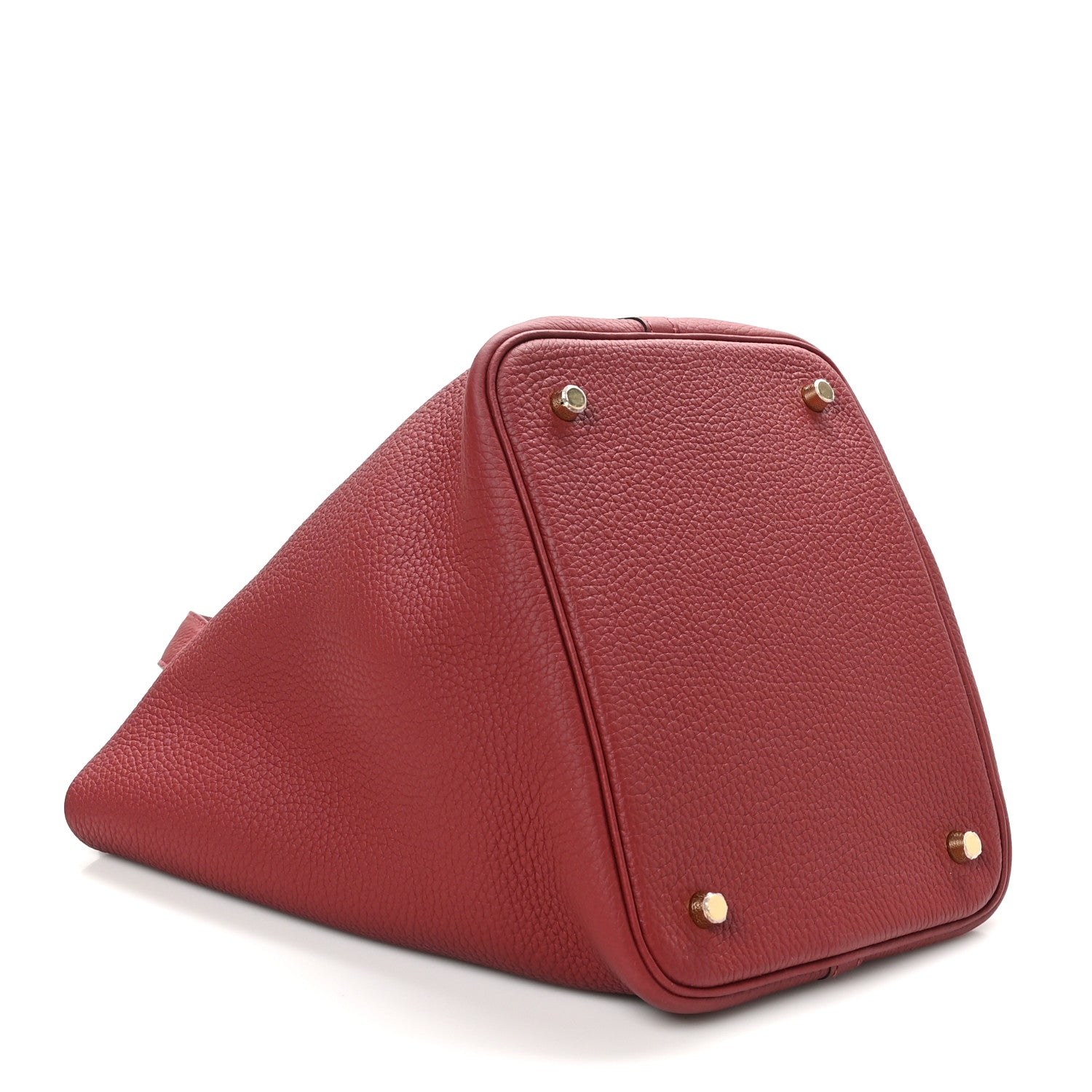 Hermes Taurillon Clemence Picotin Lock 22 MM Rouge H 4 of 10
