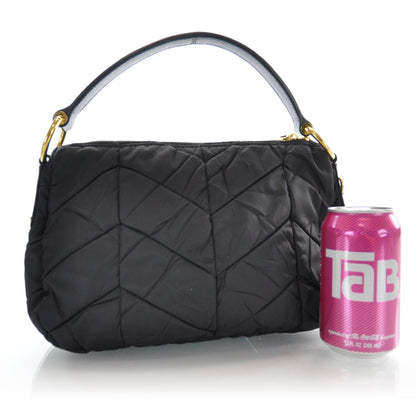 Prada Tessuto Nylon Chevron Bag Nero Black 3 of 8