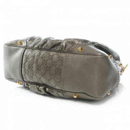 Gucci Guccissima Medium Jockey Hobo Pewter 4 of 8