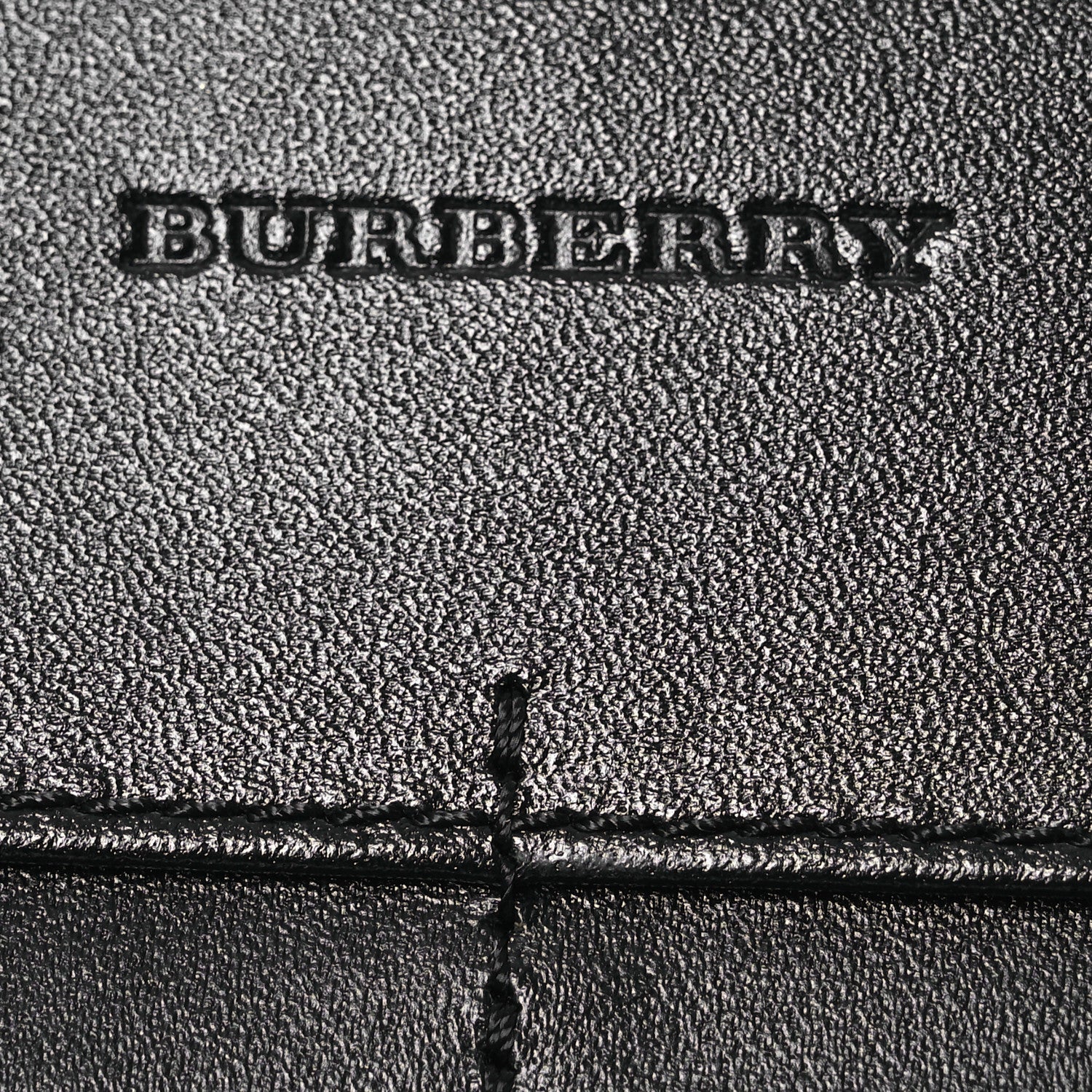 Burberry Calfskin Horseferry Check Porter Continental Wallet Black 9 of 13