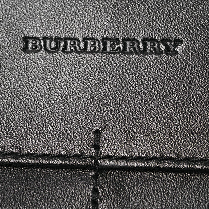 Burberry Calfskin Horseferry Check Porter Continental Wallet Black 9 of 13