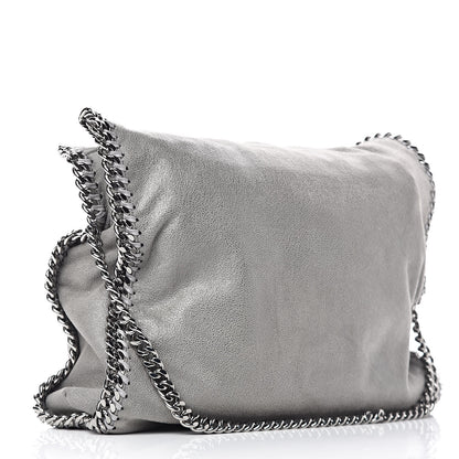 Stella McCartney Shaggy Deer Falabella Fold Over Tote Grey 3 of 10