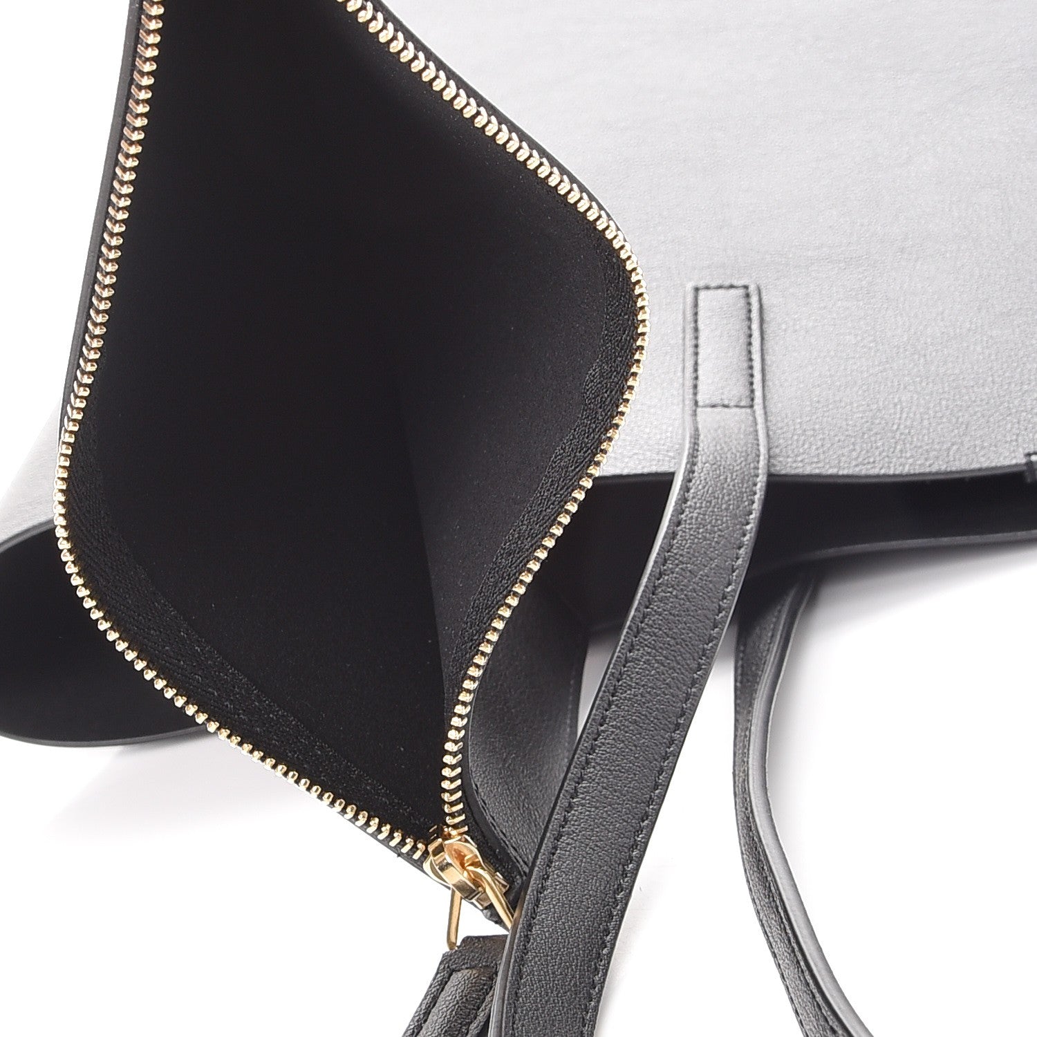 Saint Laurent Calfskin Large Shopping Tote Black 7 of 10