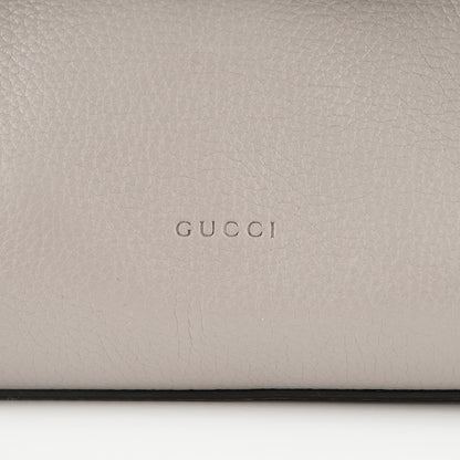 Gucci Cellarius Calfskin Small Bamboo Daily Top Handle Bag Storm Grey 7 of 8