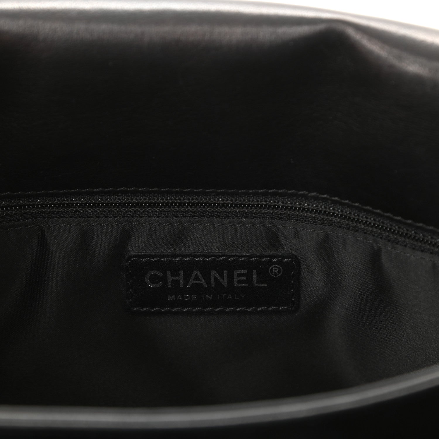 Chanel Lambskin Quilted Chanel 3 Accordion Flap Bag Black 6 of 10