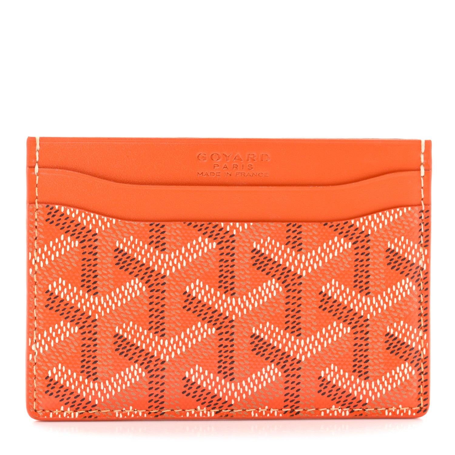 Goyard Goyardine Saint Sulpice Card Holder Orange 1 of 8