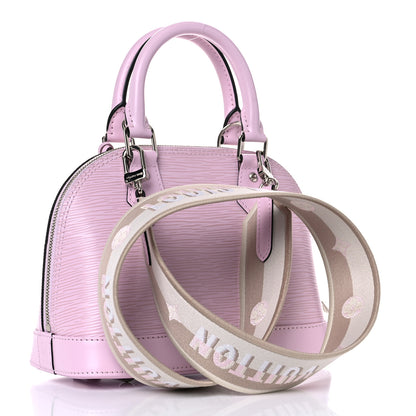 Louis Vuitton Epi Jacquard Alma BB Guimauve 3 of 9