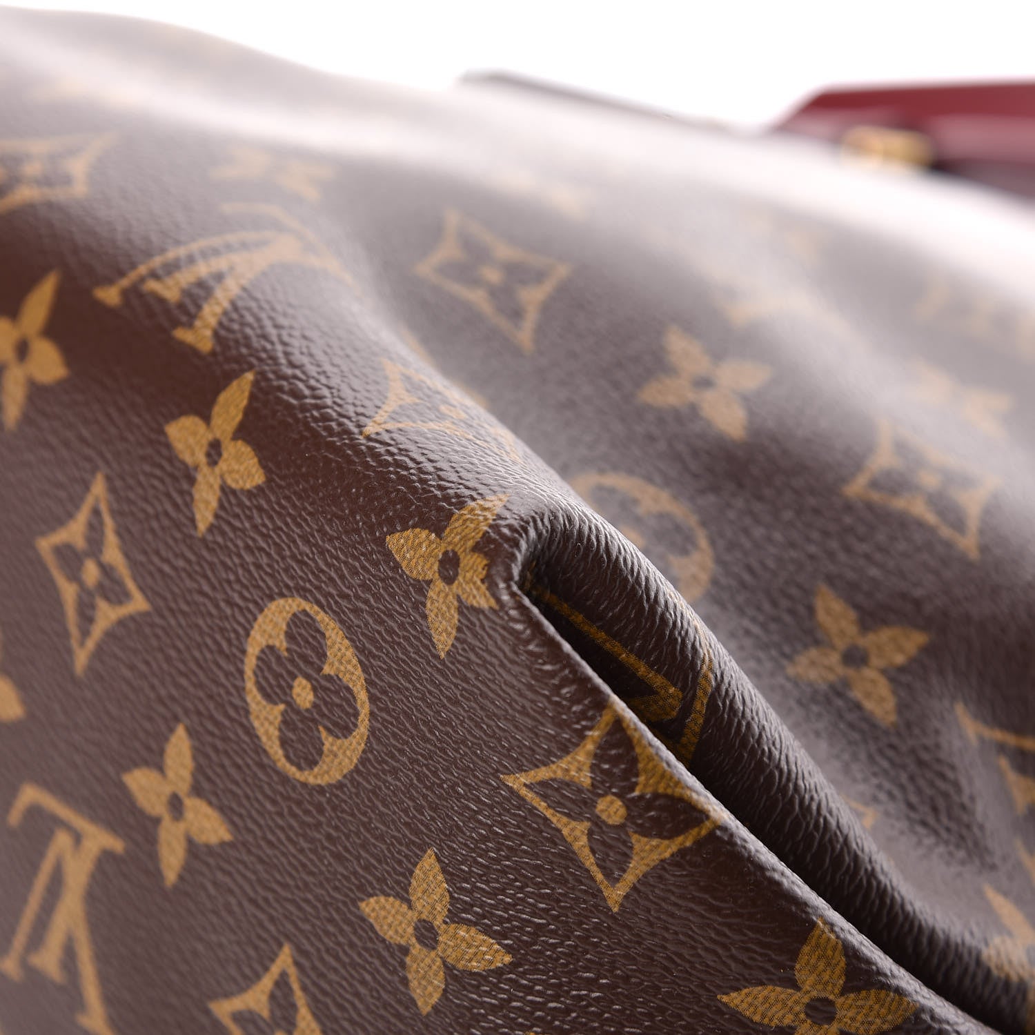 Louis Vuitton Monogram Flower Zipped Tote MM Bordeaux 16 of 16