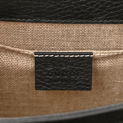 Gucci Dollar Calfskin Small Interlocking G Shoulder Bag Black 6 of 11