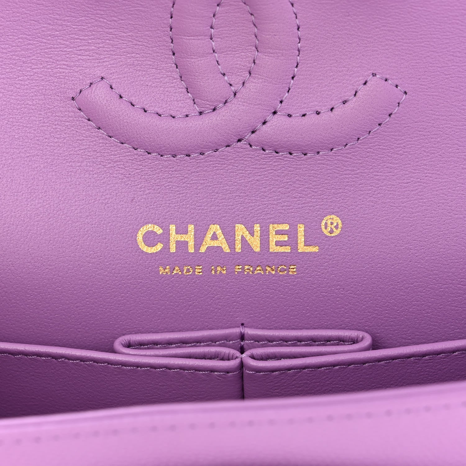 Chanel Caviar Quilted Small Double Flap Purple 6 of 11