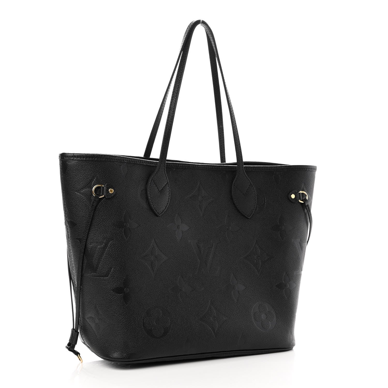 Louis Vuitton Empreinte Monogram Giant Neverfull MM Black 4 of 11