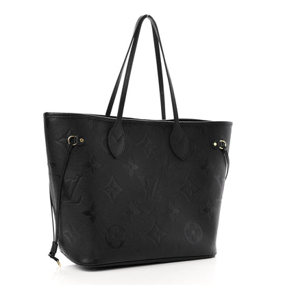Louis Vuitton Empreinte Monogram Giant Neverfull MM Black 4 of 11
