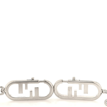 Fendi Metal O'Lock Strap You Silver 3 of 4