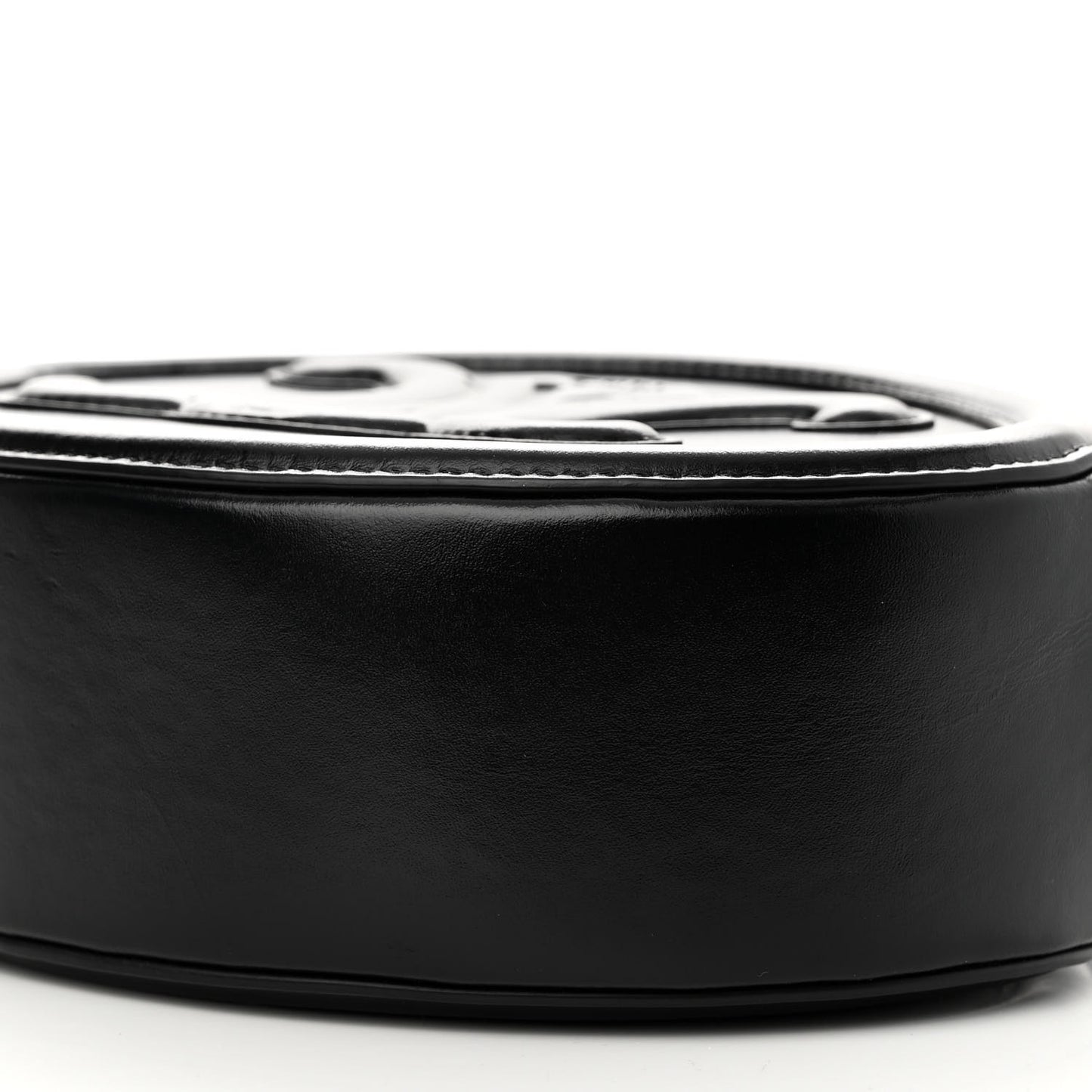 Smooth Calfskin Cuir Triomphe Oval Bag Black
