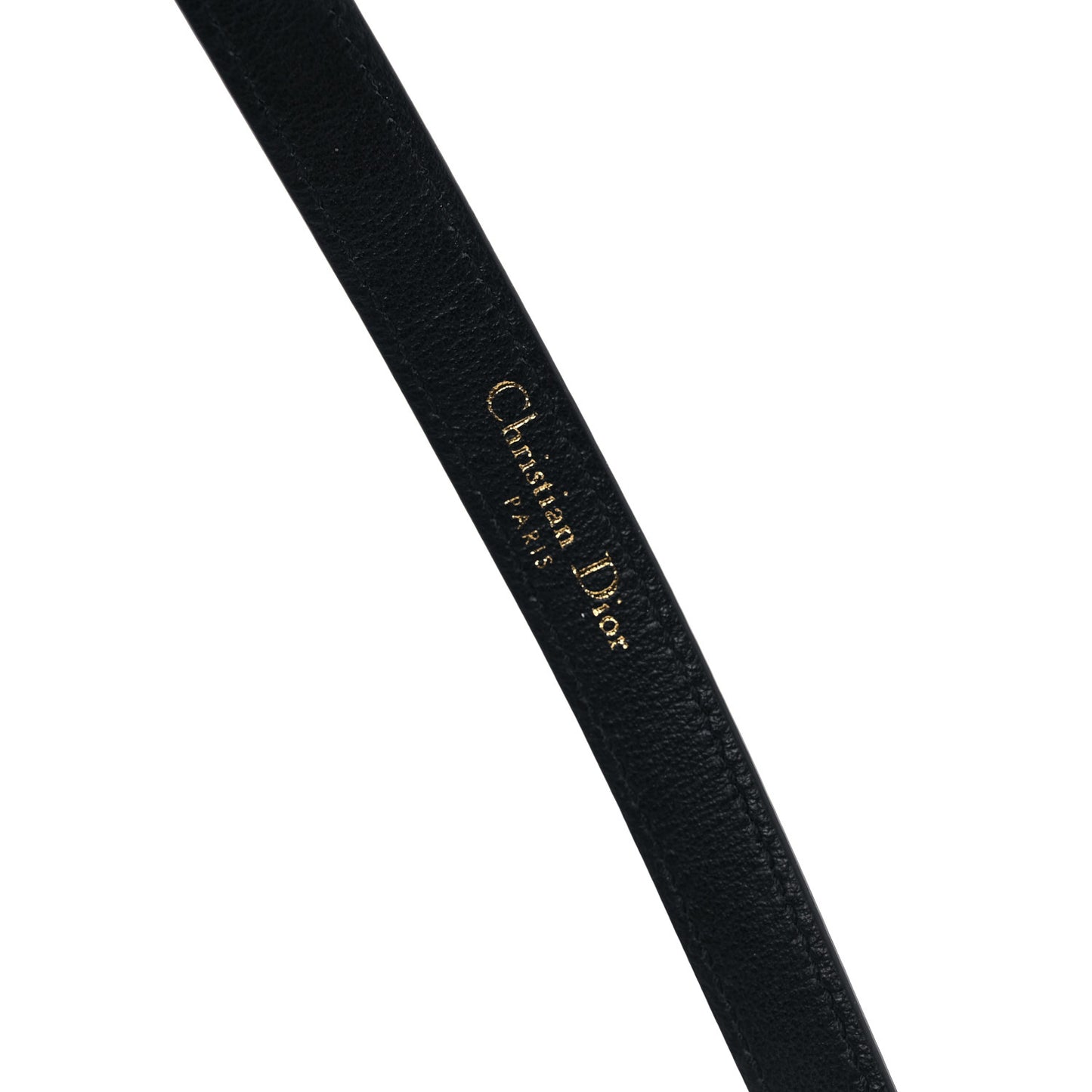Calfskin CD Belt 85 Black
