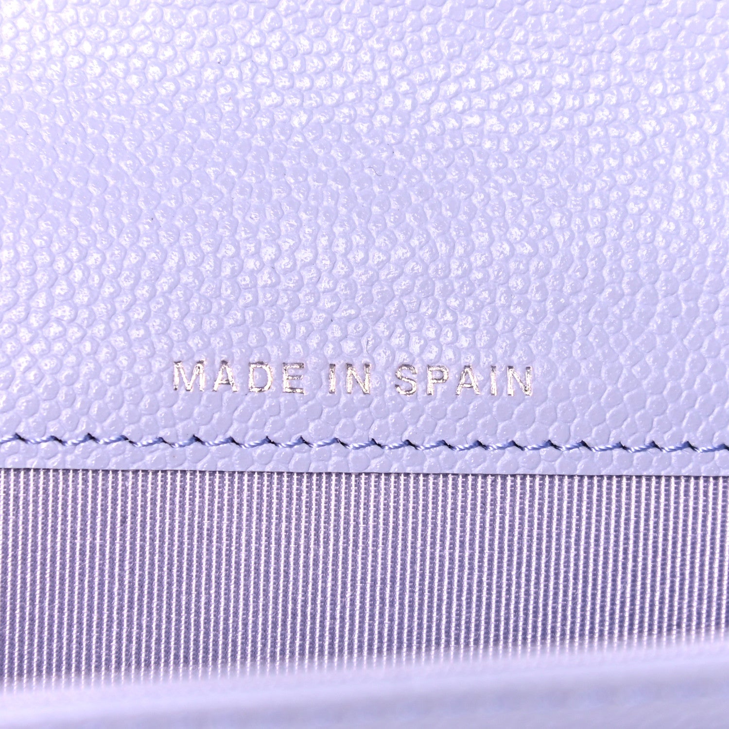 Chanel Caviar Quilted Flap Card Holder Wallet Light Purple 7 of 9