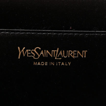 Saint Laurent Calfskin Monogram Large Belle De Jour Clutch Red 6 of 6
