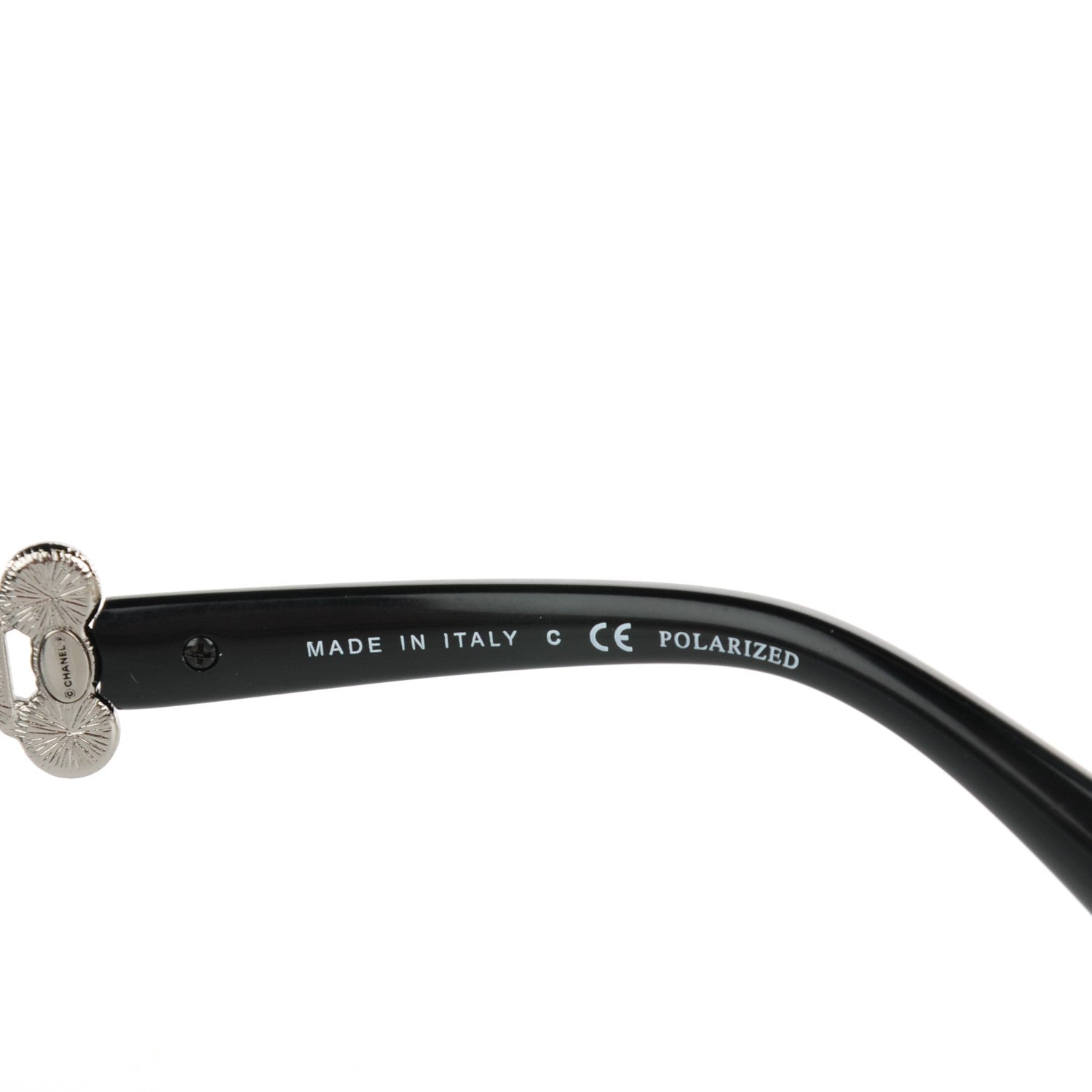 Chanel Pearl Crystal Bijoux Polarized Sunglasses 5335-H-B Black 4 of 7