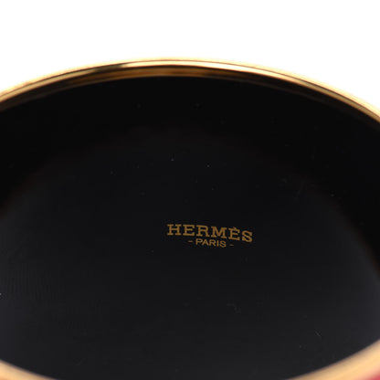 Hermes Enamel Printed Mega Wide Nouveau Rocabar Bracelet 70 4 of 4