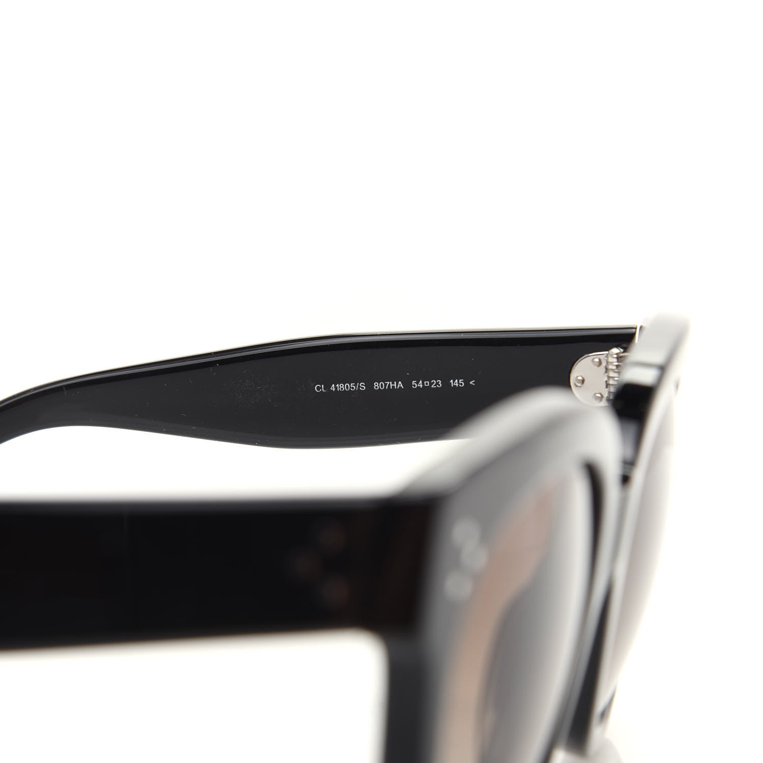 Celine New Audrey Sunglasses CL 41805/S Black 6 of 7