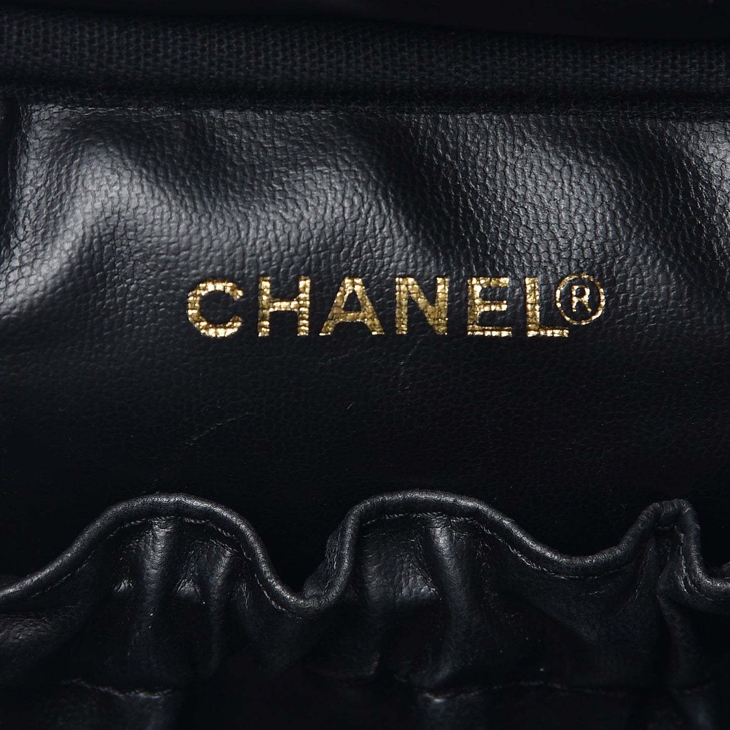 Caviar Cosmetic Vanity Bag Black